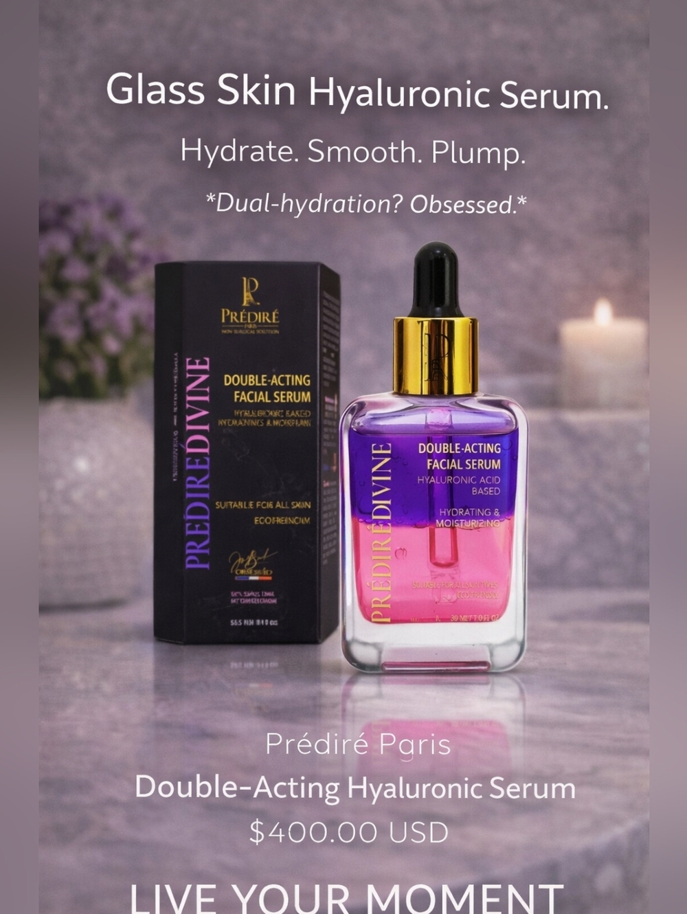 Let Them Hate- Sold Out But You Got It Moment. PreDire Double Acring Face Serum